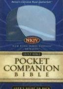 Holy Bible: New King James Version, Blue/Blue Royal, Leathersoft, Pocket Companion Bible-used