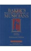 Baker's Biographical Dictionary of Musicians, Centennial Edition (6 Volume Set),Used