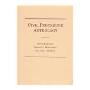Civil Procedure Anthology,Used