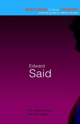 Edward Said (Routledge Critical Thinkers)