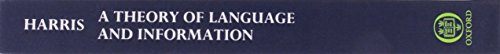 A Theory of Language and Information: A Mathematical Approach,Used