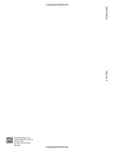 Trio No. 2, Op. 92 (Kalmus Edition),Used