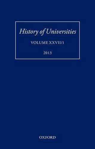 History of Universities: Volume XXVII/1 (History of Universities Series),Used
