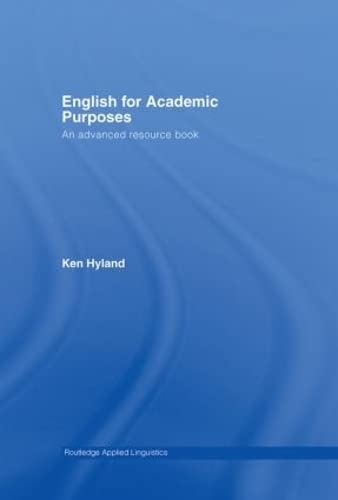 English For Academic Purposes: An Advanced Resource Book (Routledge Applied Linguistics),Used