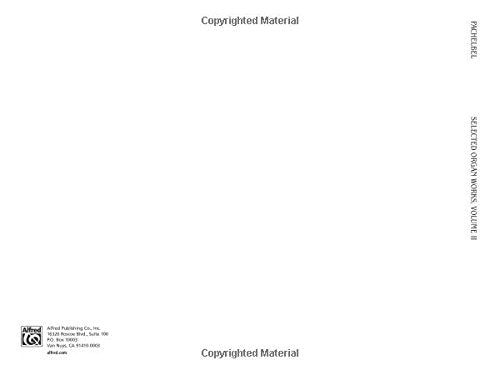 Selected Organ Works, Vol 2: Comb Bound Book (Kalmus Edition, Vol 2),Used