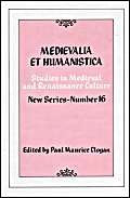 Medievalia Et Humanistica, No. 16,Used