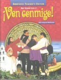 Spanish Level 2, Ven Conmigo, Annotated Teacher'S Edition,Used