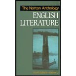 The Norton Anthology of English Literature, Vol. 2,Used