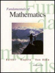 Fundamentals Of Mathematics,New