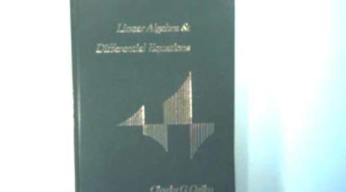 Linear algebra & differential equations: An integrated approach,Used
