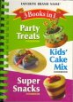 Party Treats/Kids' Cake Mix Cookbook/Super Snacks Cookbook,Used