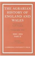 The Agrarian History of England and Wales 2 Volume Hardback Set: Volume 7, 18501914 (Agrarian History of England and Wales, Ser