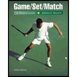 Game Set Match: A Tennis Guide,Used