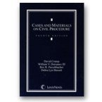 Cases and Materials on Civil Procedure, 2012 Supplement,Used
