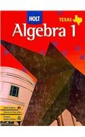 Holt ALGEBRA 1: Texas Edition,Used