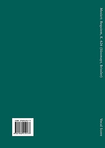 Requiem, K. 626  Vocal score (Latin Edition),Used