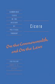 On the Commonwealth and On the Laws (Cambridge Texts in the History of Political Thought),Used