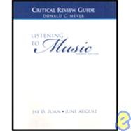 LISTENING TO MUSICCRIT.REV.GD,Used