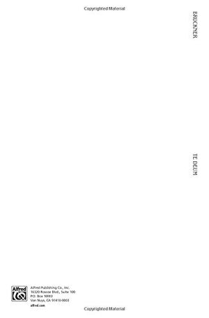 Te Deum: SATB divisi with SATB Soli (Orch.) (German text in Preface) (Latin, German Language Edition) (Kalmus Edition) (Latin Ed,Used