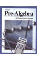 Merrill PreAlgebra Student Edition,Used