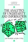 The Analytics of Uncertainty and Information (Cambridge Surveys of Economic Literature),Used