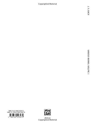 Various Works, Vol 1 (Kalmus Edition, Vol 1),Used