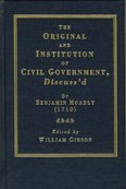 The Original And Institution of Civil Government, Discuss'd (Ams Studies in the Eighteenth Century),Used