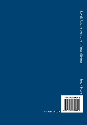 Pavane pour une Infante dfunte  Orchestra version: Study score,Used