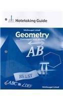 Geometry: Concepts and Skills: Worked Out Solution Key,Used