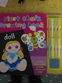 Chalk Board Book Doll,Used