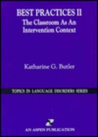 Best Practices II: The Classroom as an Intervention Context,Used