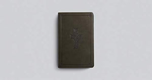 ESV Large Print Value Thinline Bible (TruTone, Olive, Celtic Cross Design),Used
