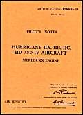 Hawker Hurricane Ii Pilot'S Notes,New