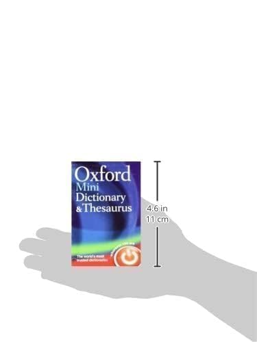 Oxford Mini Dictionary And Thesaurus,Used