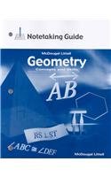 Geometry: Concepts & Skills, Grade 10: Notetaking Guide (Geometry: Concepts and Skills),Used