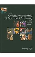 Gregg College Keyboarding & Document Processing: Gregg College Keyboarding And Document Processing,Used