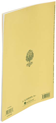 Burgm?ller  TwentyFive Easy and Progressive Studies, Op. 100  Piano Method for Intermediate Players  Schirmer Library of Music,Used