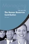 Managing Risk: The Human Resources Contribution: The Human Resources Contribution