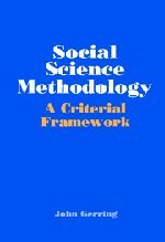 Social Science Methodology: A Criterial Framework,Used