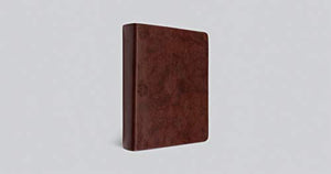 Esv Single Column Journaling Bible (Trutone, Chestnut, Leaves Design)