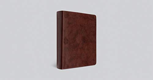 Esv Single Column Journaling Bible (Trutone, Chestnut, Leaves Design)