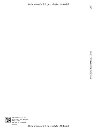 Contralto Arias, Vol 3: 6 Sacred (German Language Edition) (Kalmus Edition, Vol 3) (German Edition),Used