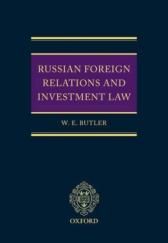 Russian Foreign Relations And Investment Law