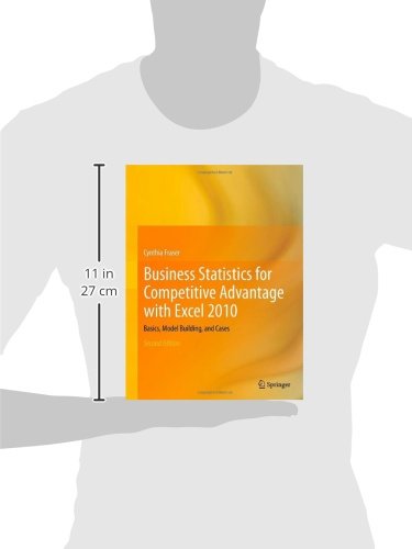 Business Statistics for Competitive Advantage with Excel 2010: Basics, Model Building, and Cases,Used