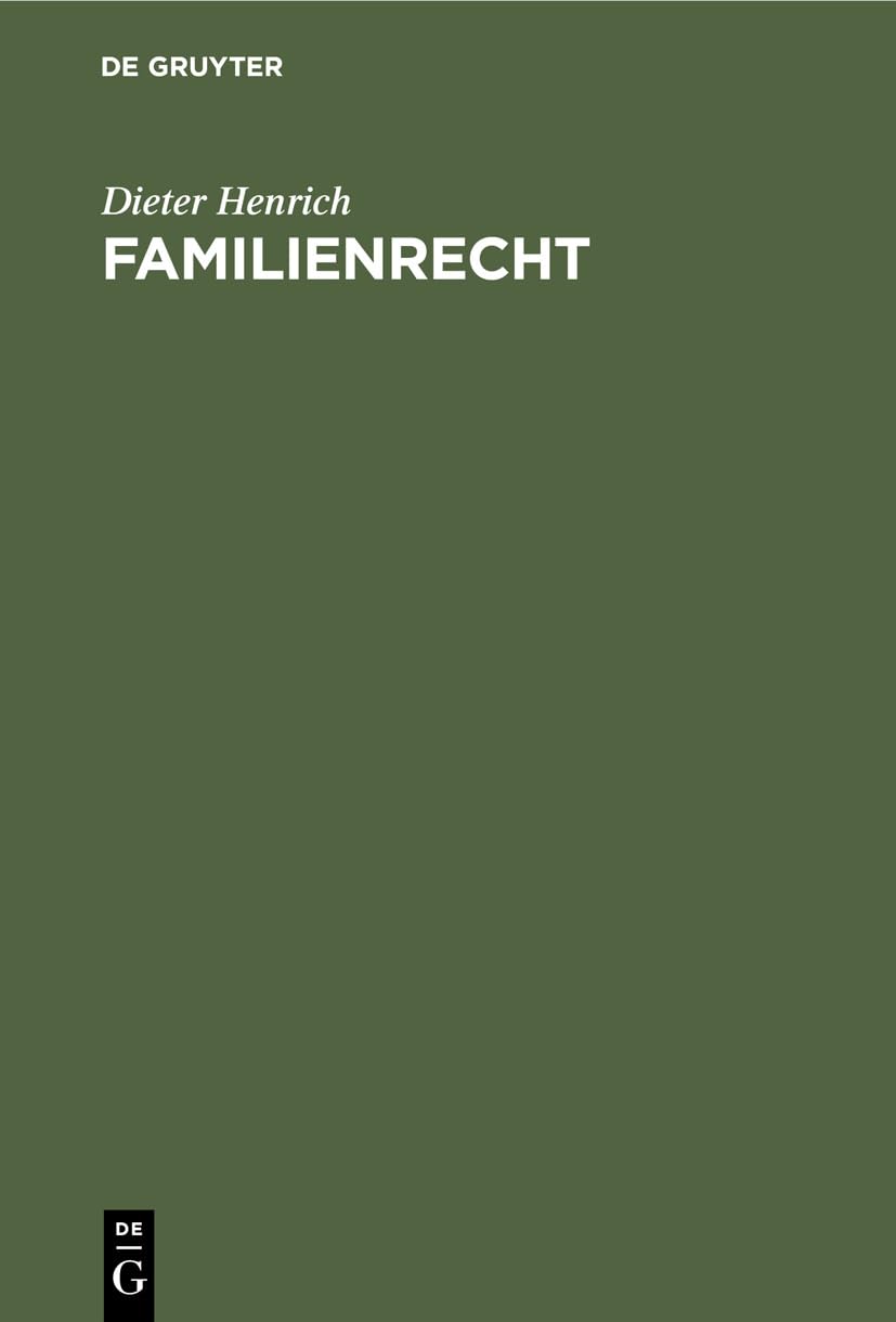 Familienrecht (German Edition),Used