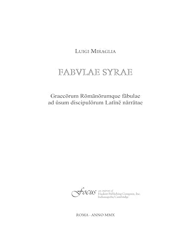 Fabulae Syrae (Lingua Latina) (Latin Edition)