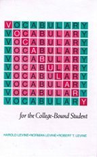 Vocabulary for the College Bound Student (Item #122378),Used