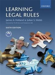 Learning Legal Rules: A Student's Guide to Legal Method and Reasoning,Used