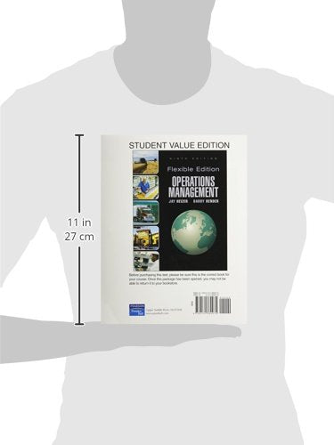 Operations Management, Flex Version, Student Value Edition,Used