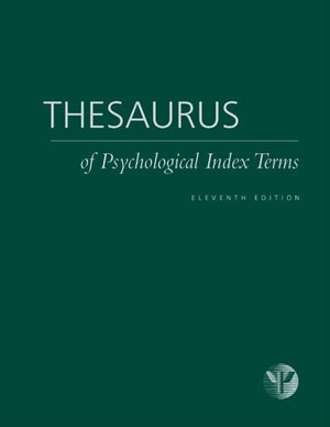 Thesaurus of Psychological Index Terms,Used